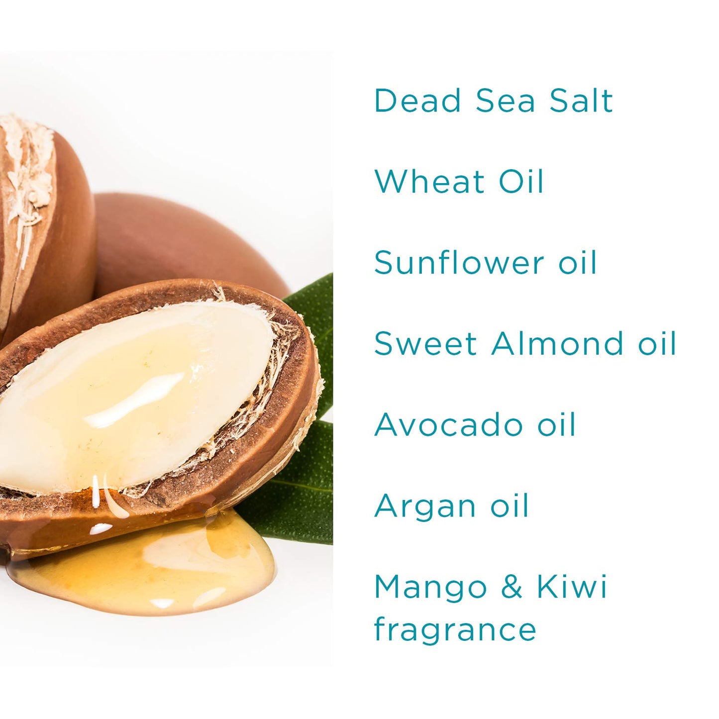 Pranaturals Körperpeeling Mit Salz Aus Dem Toten Meer 500G - Feuchtigkeitsspendend & Pflegend, Natürlichen Ölen & Mineralstoffen, Keine Parabene, Vegan, Frei Von Tierversuchen (Mango Und Kiwi)