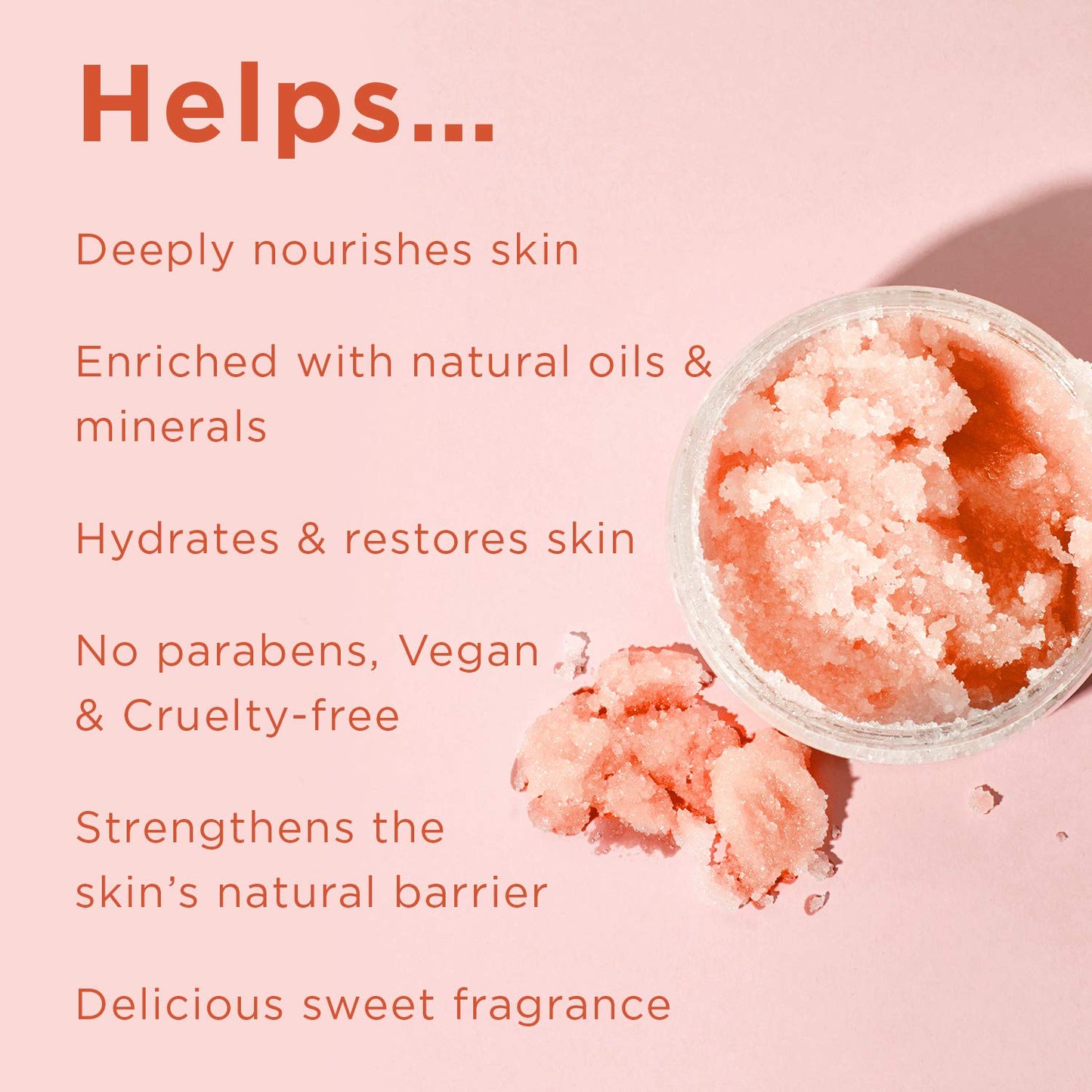 Pranaturals Körperpeeling Mit Salz Aus Dem Toten Meer 500G - Feuchtigkeitsspendend & Pflegend, Natürlichen Ölen & Mineralstoffen, Keine Parabene, Vegan, Frei Von Tierversuchen (Pfirsiche Und Honig)